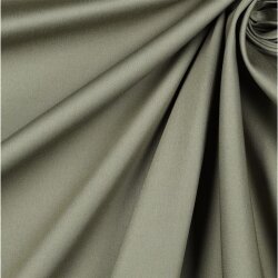 Baumwollsatin Stretch *Vera* - dunkeloliv