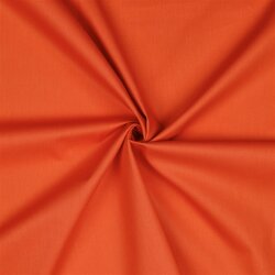 Baumwollpopeline *Vera* Uni - flammenorange