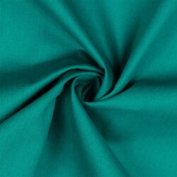 Baumwollpopeline *Vera* Uni - atlantikblau