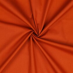 Baumwollpopeline *Vera* Uni - orange