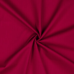 Baumwollpopeline *Vera* Uni - dunkelpink