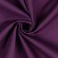 Baumwollpopeline *Vera* Uni - aubergine
