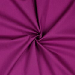 Baumwollpopeline *Vera* Uni - violett