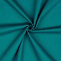 Baumwollpopeline *Vera* Uni - antikpfauenblau