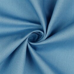 Baumwollpopeline *Vera* Uni - schattenblau