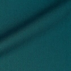 Baumwollpopeline *Vera* Uni - pfauenblau