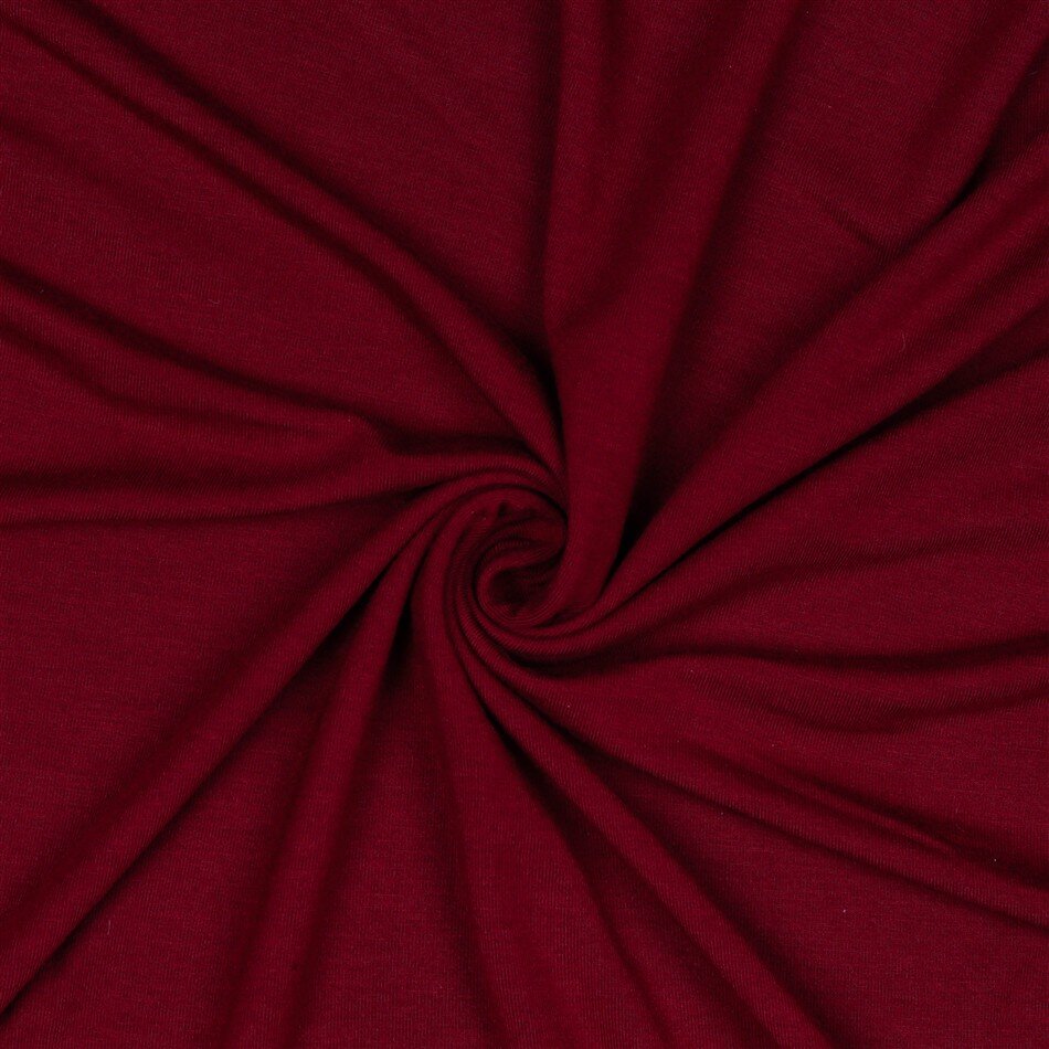 TENCEL™ MODAL Jersey - dunkelrot