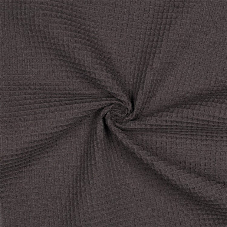 Waffelpiqué *Vera* 6mm- dunkelgrau