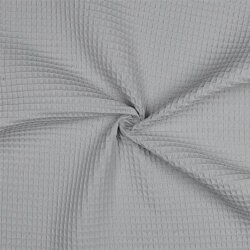 Waffelpiqué *Vera* 6mm- lichtgrau