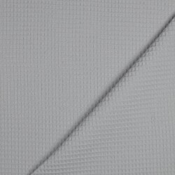 Waffelpiqué *Vera* 6mm- lichtgrau