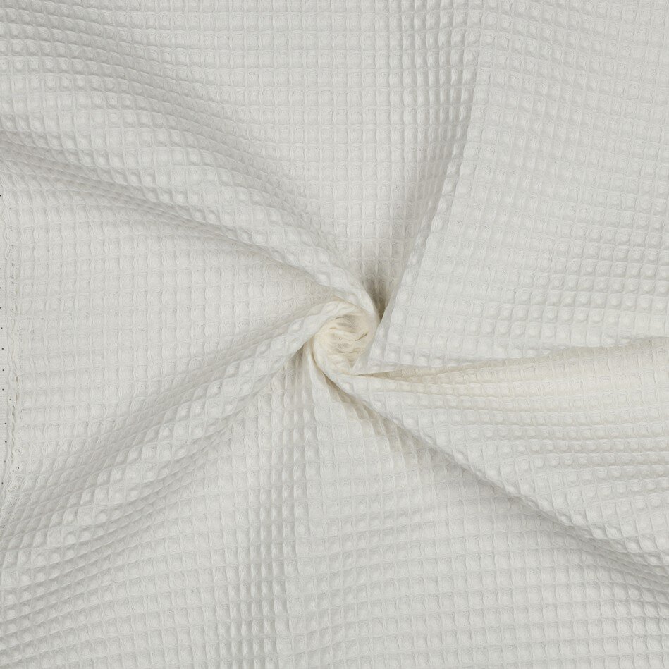 Waffelpiqué *Vera* 6mm- weiss