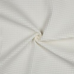 Waffelpiqué *Vera* 6mm- weiss