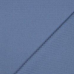 Waffelpiqué *Vera* 6mm- helljeansblau