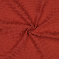 Waffelpiqué *Vera* 6mm- terrakotta
