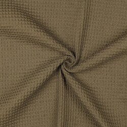 Waffelpiqué *Vera* 6mm- moosgrün