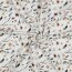 Waffeljersey Digital Blumenwind - weiss