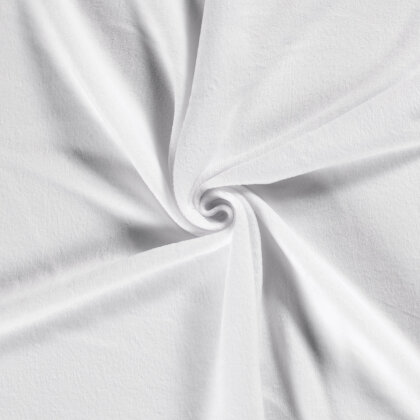 Antipilling Fleece *Marie* Uni - weiss