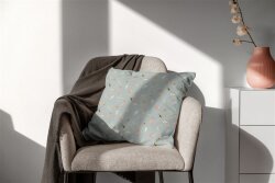 Canvas Digital Muscheln - weiss