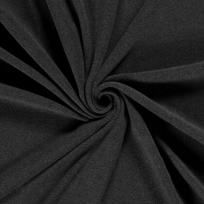 Antipilling Fleece *Marie* Uni - dunkelgrau meliert