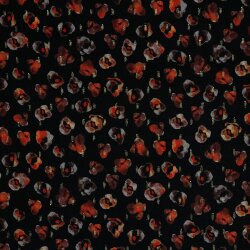 Viskosestoff Lurex Digital Leo- schwarz