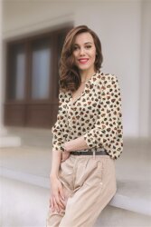 Viskosestoff Lurex Digital Leo- schwarz