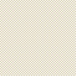 Baumwollpopeline mini Kreise - weiss/gelb
