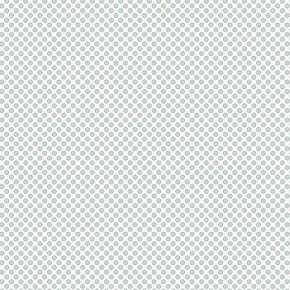 Baumwollpopeline mini Kreise - weiss/nilblau