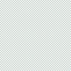 Baumwollpopeline mini Kreise - weiss/nilblau