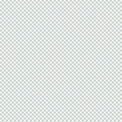 Baumwollpopeline mini Kreise - weiss/nilblau