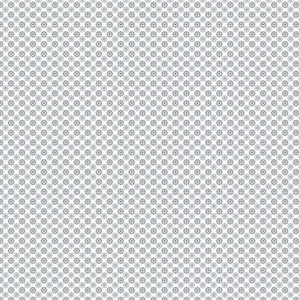 Baumwollpopeline miniBlüten - weiss/dunkelblau