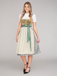 Baumwollpopeline miniBlüten - weiss/dunkelblau