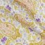 Musselin Digital Paisley - weiss/lavendel