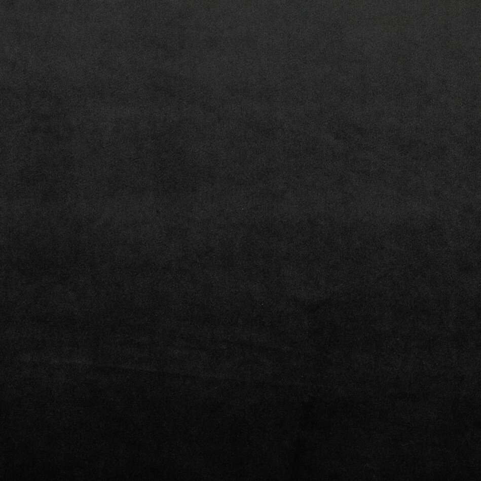 Dekostoff Samt - schwarz