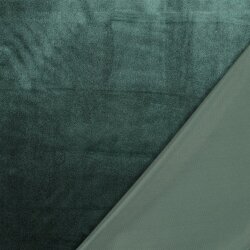 Dekostoff Samt - dunkelgrün