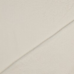 Doppelseitiger Mikrofleece - creme