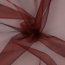 ORGANZA - dunkelweinrot