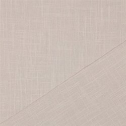 Baumwollstoff Slub vorgewaschen - hellbeige