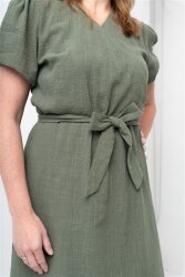 Baumwollstoff Slub vorgewaschen - hellbeige