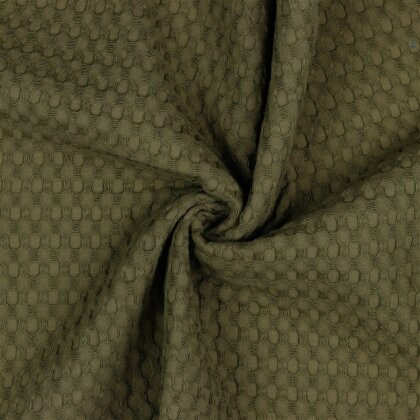 Waffelpiqué "Vera" - taupe