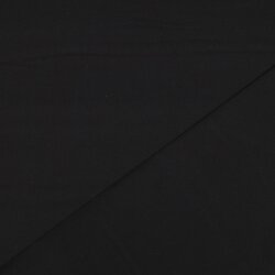 Baumwollflanell *Vera* - schwarz