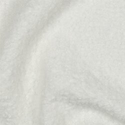Bouclé Mantelstoff Uni *Vera* - wollweiss