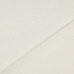 Bouclé Mantelstoff Uni *Vera* - wollweiss