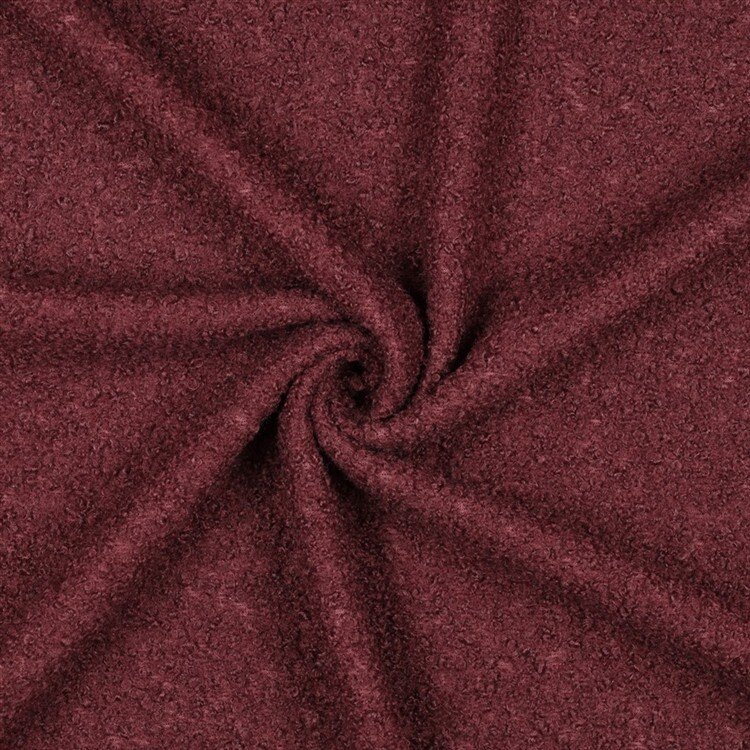 Bouclé Mantelstoff Uni *Vera* - mauve