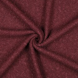 Bouclé Mantelstoff Uni *Vera* - mauve