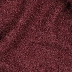 Bouclé Mantelstoff Uni *Vera* - mauve