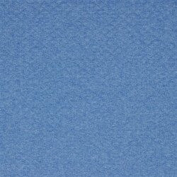 Steppstoff Jersey kleine Rauten - hellblau meliert