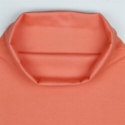Strickbündchen Bio~Organic *Gerda* - lachsorange