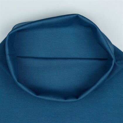Strickbündchen Bio~Organic *Gerda* - stahlblau