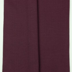 Strickbündchen Bio~Organic *Gerda* - aubergine
