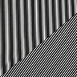 Baumwollpopeline Streifen - schwarz